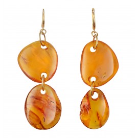 Amber earrings